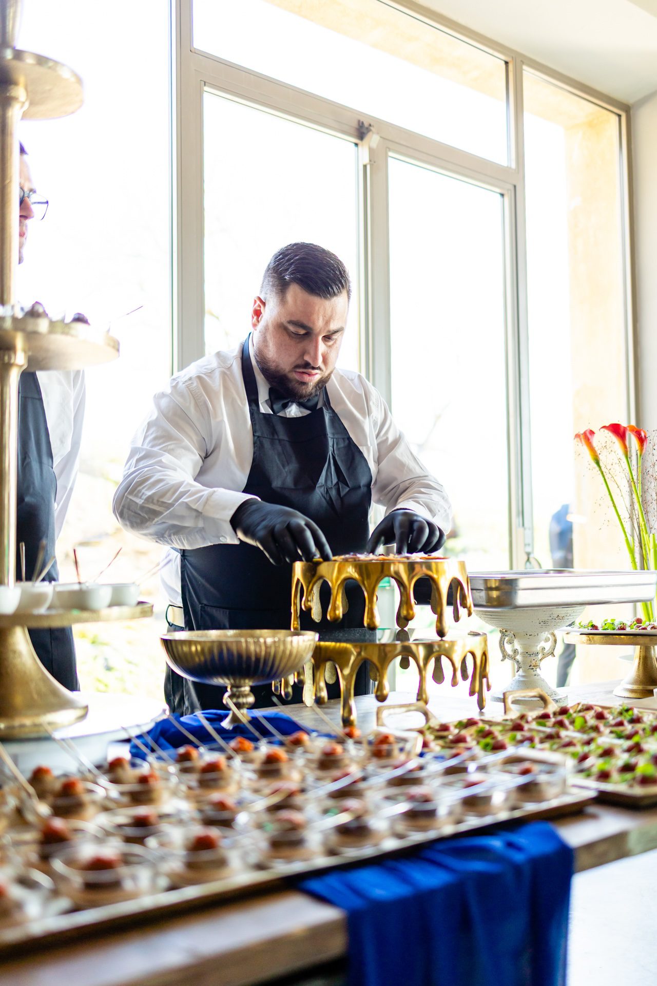Show cooking per servire il dessert