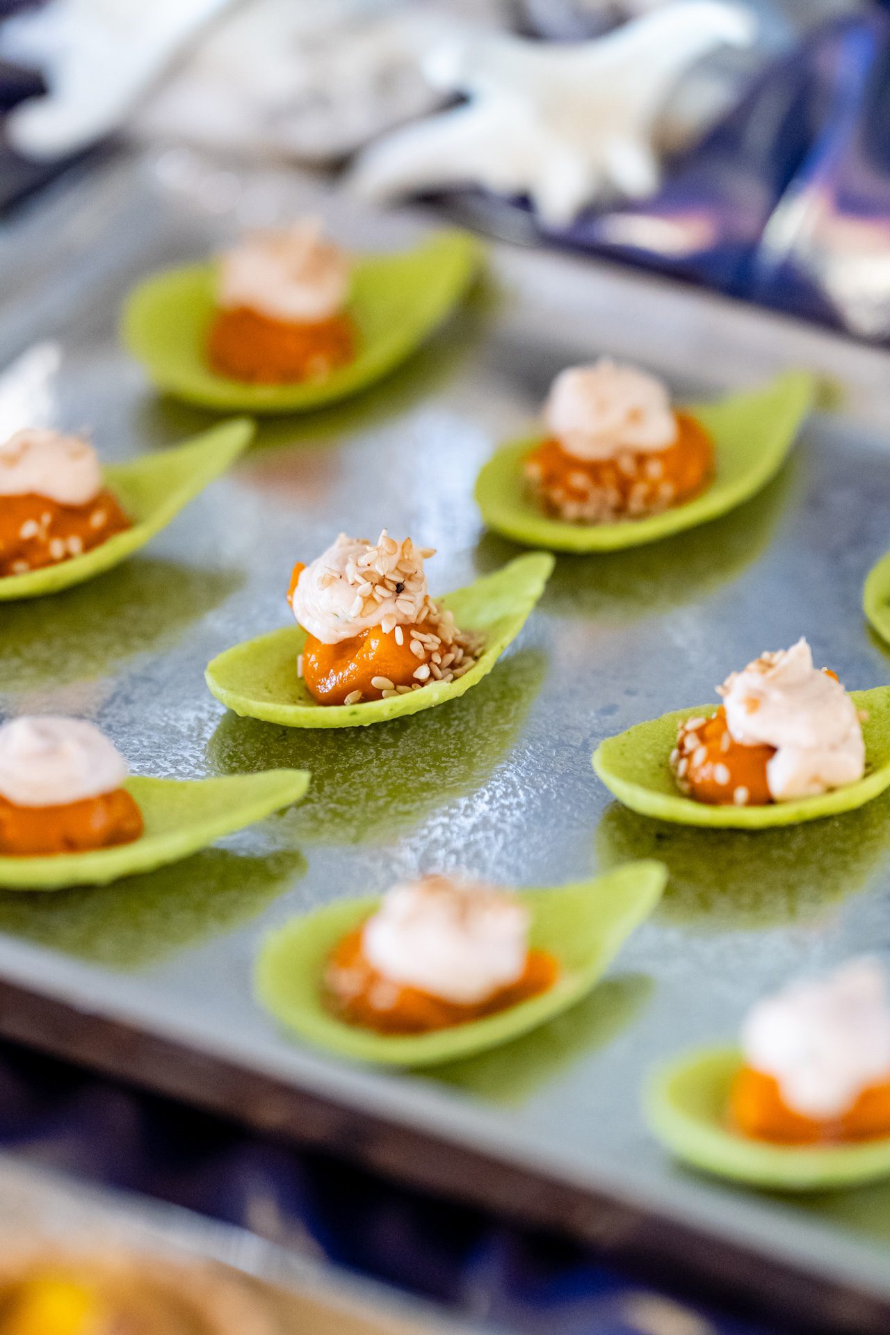 Food styling di finger food per evento corporate
