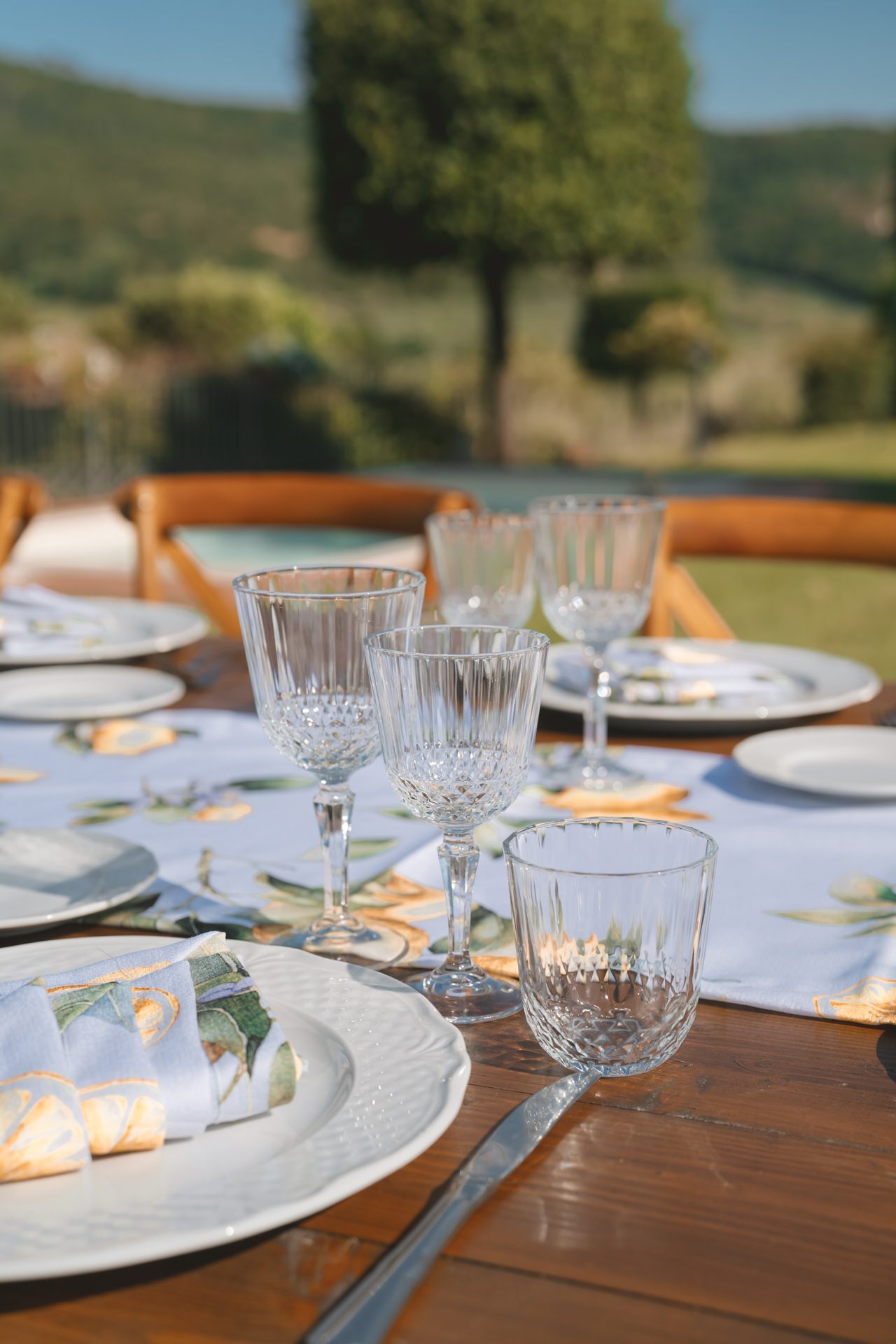 Mise en place a tema Sorrento con limoni